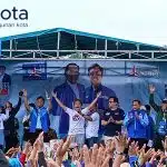 Hari terakhir kampanye, tiga Caleg Demokrat Gelar Senam Bersama