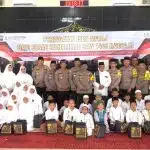 Polres Tanjung Perak Gelar Doa bersama Puluhan Anak Yatim Wujudkan Pemilu Damai