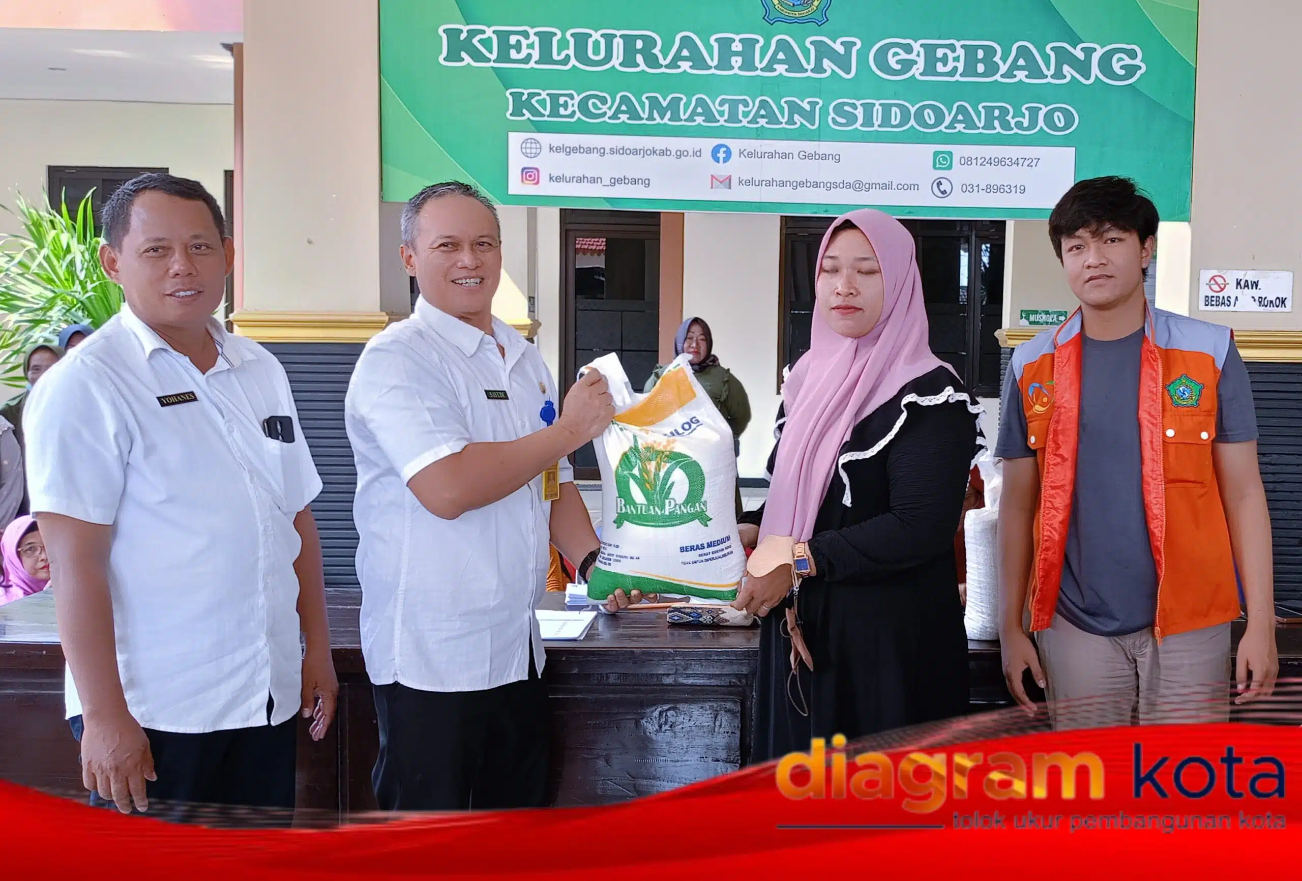 Penyaluran cadangan pangan tahap Tiga Mencapai Kelurahan Gebang, Sidoarjo: Dukungan Bernilai Tinggi Bagi Nelayan Lokal