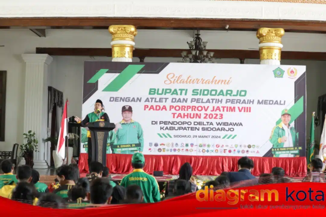 Gus Muhdlor Serahkan Bonus Untuk Atlet dan Pelatih Berprestasi Pada Ajang Porprov Jatim ke VII
