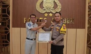 Cepat Dalam Penanganan Laka Lantas, Polres Jember Terima Penghargaan dari Jasa Raharja