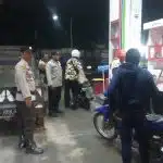 Polres Tulungagung Intensif Melakukan Patroli di SPBU Jelang Mudik Lebaran Pastikan Ketersediaan BBM