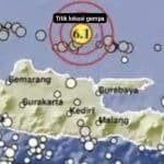 Gempa Bumi Dengan Magnitudo 6 Goncang Kota Tuban, Jawa Timur 