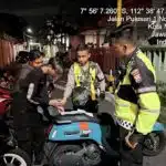Ramadhan kondusif, tim ‘Pos Onta’ Malang kota amankan puluhan Motor Balap Liar
