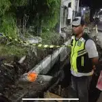 Tengah Malam,Wawali Armuji Pastikan Pembangunan Saluran Tidak Terhambat Jaringan Utilitas