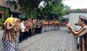 Meriahnya Acara Halal Bihalal di SDN 1 Kampung Dalam Kecamatan Kota Tulungagung