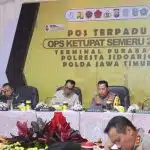 Kapolri bersama Panglima TNI dan Menhub Tinjau Kesiapan Layanan Mudik di Terminal Purabaya
