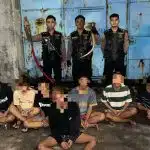 Polrestabes Surabaya Berhasil Amankan 7 Remaja Gangster yang Resahkan Warga