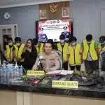 Polrestabes Surabaya Amankan 11 Orang di Jalan Kunti Diduga Pemain Narkoba