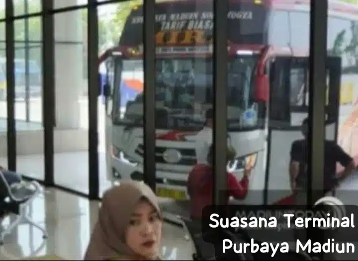 Terminal Tipe A Purboyo Kota Madiun Menjelang Hari Raya Lebaran Masih Sepi