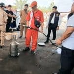 Menyambut Musim Mudik Idul Fitri Persiapan Polres Magetan melakukan Pengecekan di SPBU