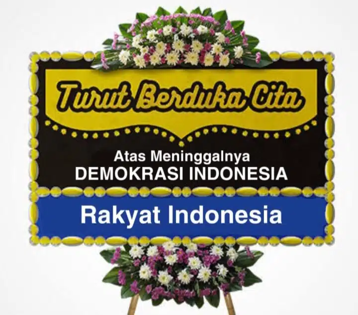 Acara Tahlilan Matinya Demokrasi dan Keadilan Indonesia