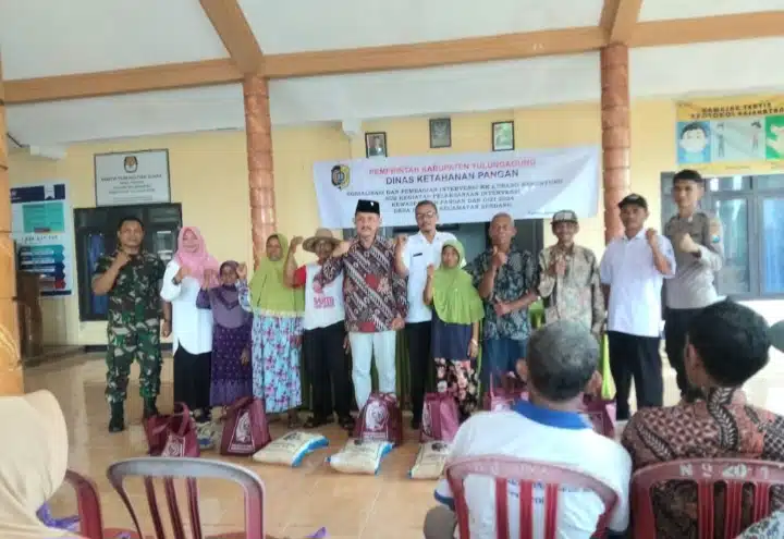 Dinas Ketahanan Pangan Kabupaten Tulungagung Menyalurkan Bantuan Pemerintah ke 6 Desa