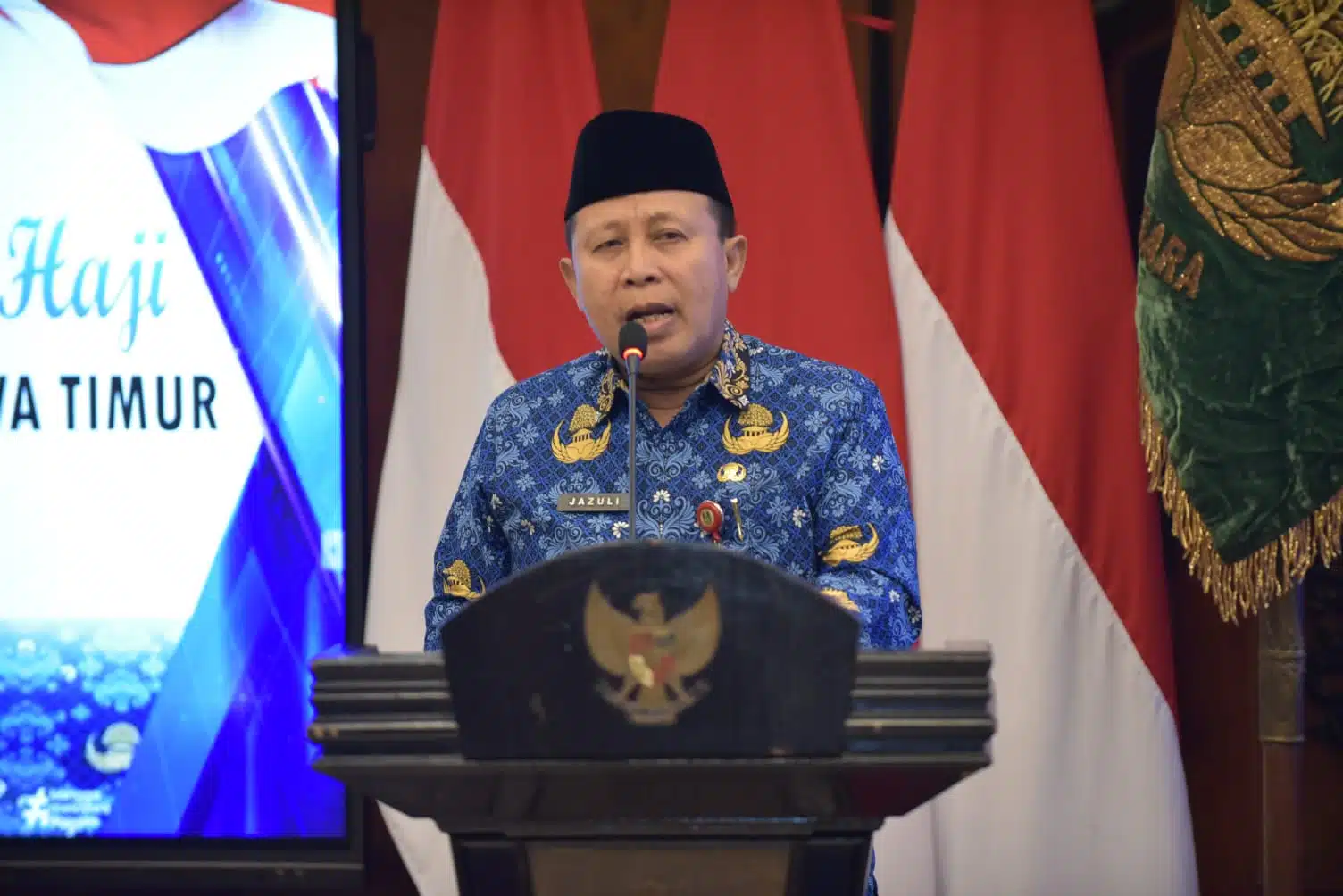 Sekdaprov Jatim melepas Keberangakatan CJH anggota korpri tahun 2024
