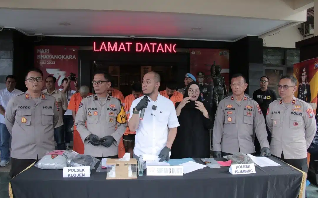 *Polresta Malang Kota Berhasil Amankan Komplotan Curanmor Asal Surabaya Pernah Beraksi di 19 TKP*