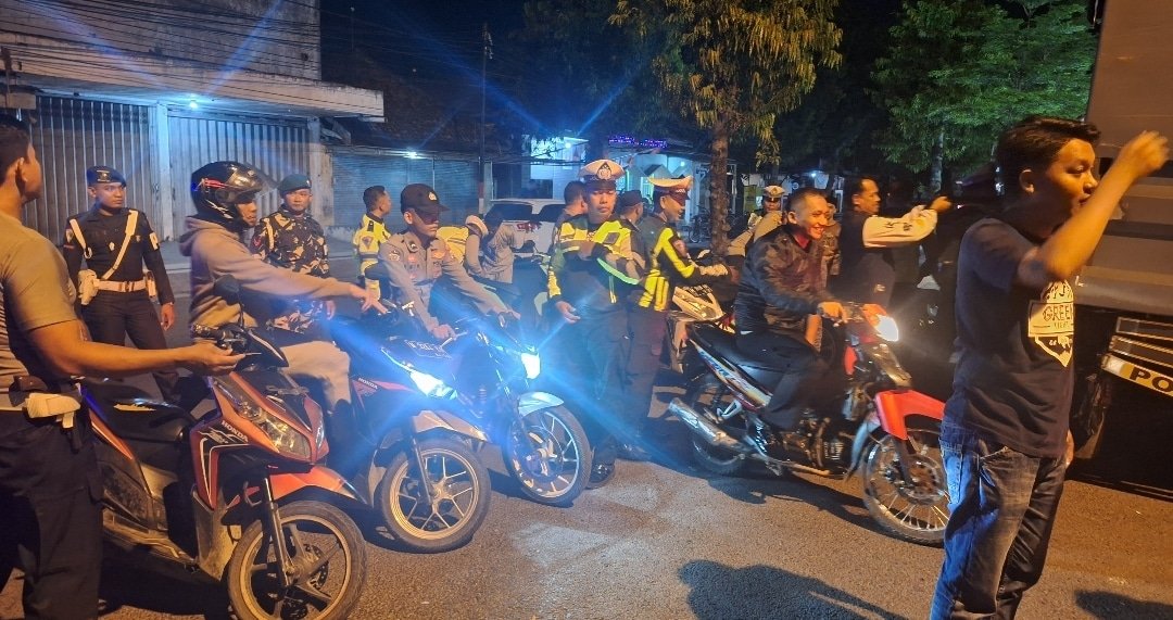 Razia Balap Liar, Polisi Amankan Puluhan R2 di Dua Lokasi di Pamekasan