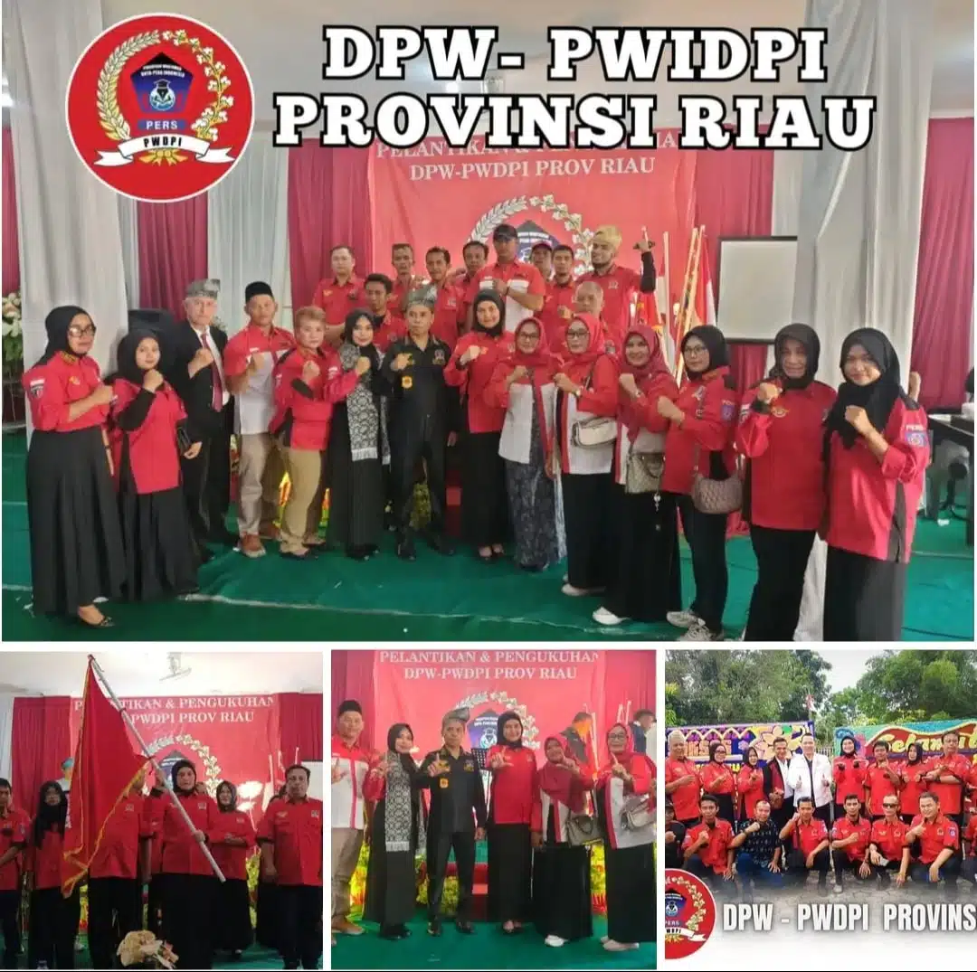 Pelantikan PWDPI Riau, Ini Kata Ketua Umum Dan Ketua DPW PWDPI Serta Gubernur Riau