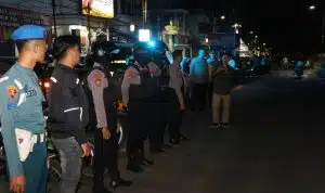 Harkamtibmas Polres Pelabuhan Tanjung Perak Gelar Patroli Skala Besar