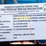 Ketum PWDPI Angkat Bicara Terkait Pembangunan Kejaksaan Negeri Lampung Timur Mangkrak