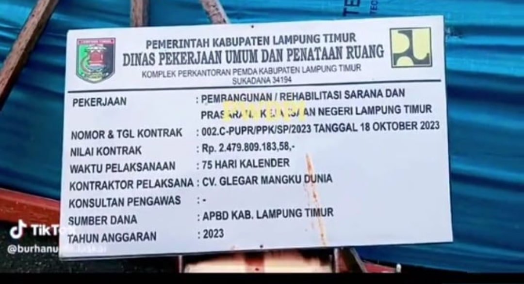 Ketum PWDPI Angkat Bicara Terkait Pembangunan Kejaksaan Negeri Lampung Timur Mangkrak