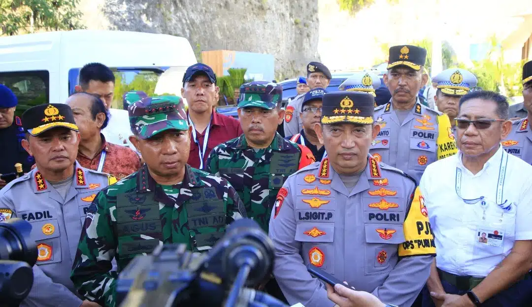Kapolri dan Panglima TNI Melihat Langsung Kesiapan Venue GWK