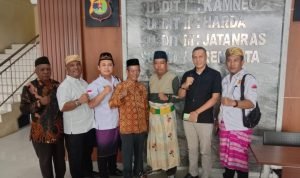 Tokoh Muda Lampung Tengah Sambangi Polda Lampung Pertanyakan Laporan tentang Kera Besijang