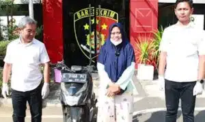 Emak-emak Senang Motor yang Dicuri Maling Kembali Lagi: Terima Kasih Polres Pelabuhan Tanjung Perak