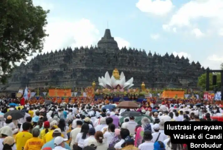 Antusiasme Wisatawan Menuju Perayaan Waisak di Candi Borobudur Meningkat