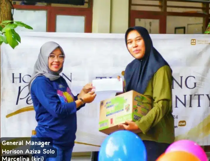 PT Metropolitan Golden Management Hotel Horison Aziza Solo Gelar Kegiatan Sosial