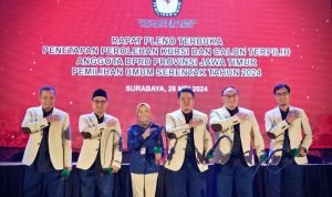 Resmi, KPU Jatim Umumkan Perolehan Kursi DPRD Jawa Timur