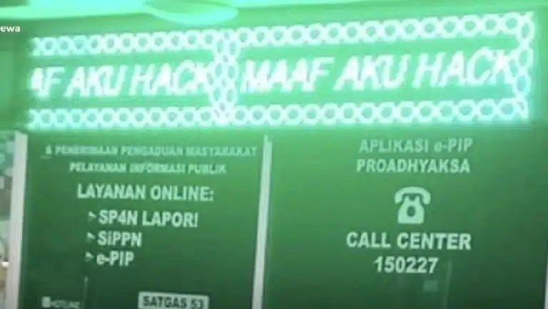 Pasca Insiden Penguntitan, Running Text Kejagung Diretas