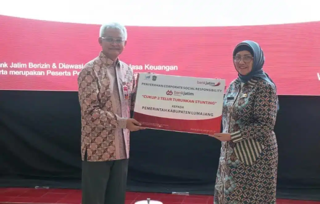 Cegah Stunting di Lumajang, Bank Jatim Salurkan 120 Ribu Telur
