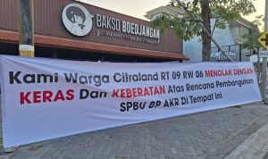 Warga Citraland Tolak Pembangunan SPBU BP AKR, DPRD: Pemkot Jangan Tutup Mata