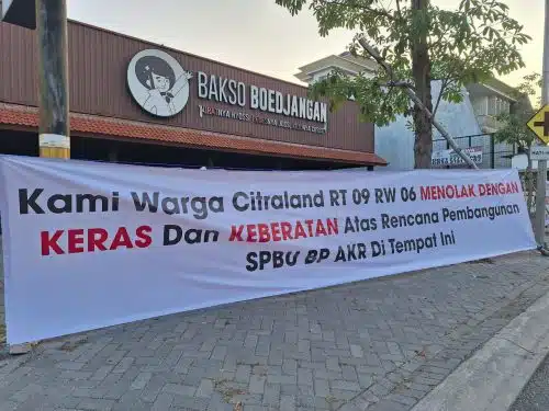 Warga Citraland Tolak Pembangunan SPBU BP AKR, DPRD: Pemkot Jangan Tutup Mata