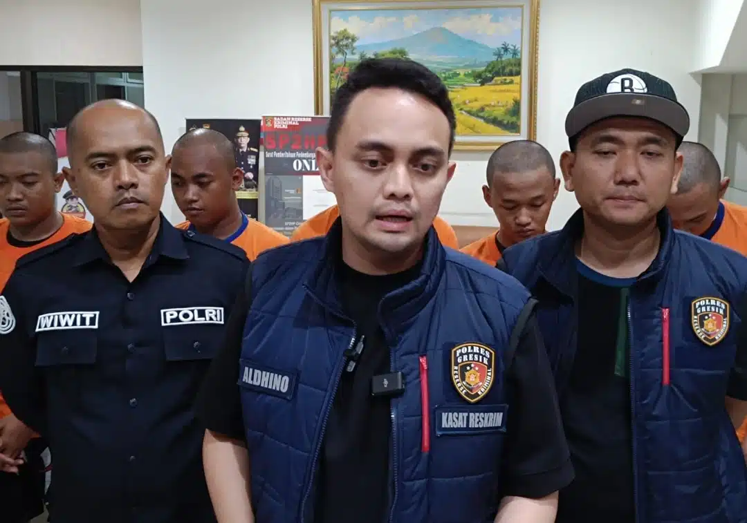 Polres Gresik Berhasil Amankan Tiga DPO Pesilat Keroyok Pemuda Sidoarjo