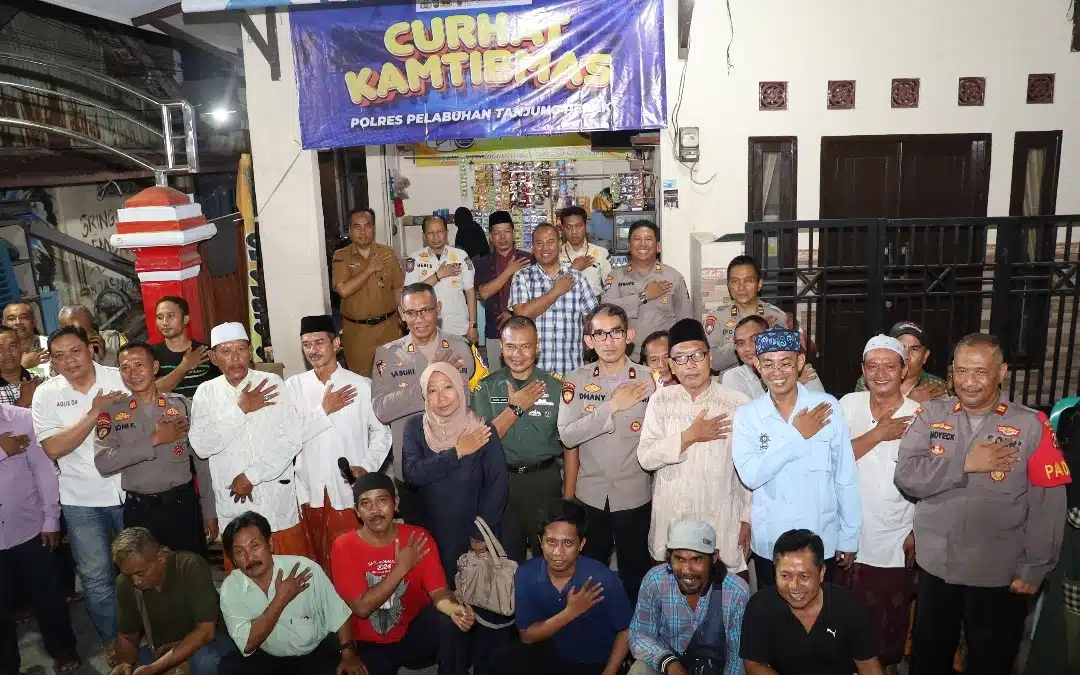 Cangrukan Kamtibmas, Upaya Polres Tanjung Perak Ciptakan Situasi Aman