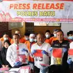 Polres Batu Berhasil Amankan 16 Tersangka Peredaran Gelap Narkoba