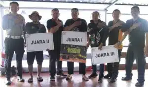 Lomba Memancing Awak Media Berhadiah Umroh Meriahkan Perayaan HUT Bhayangkara ke-78