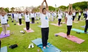 Hari Yoga Internasional ke-10 di Denpasar Menciptakan Keterkaitan dan Hubungan Masyarakat