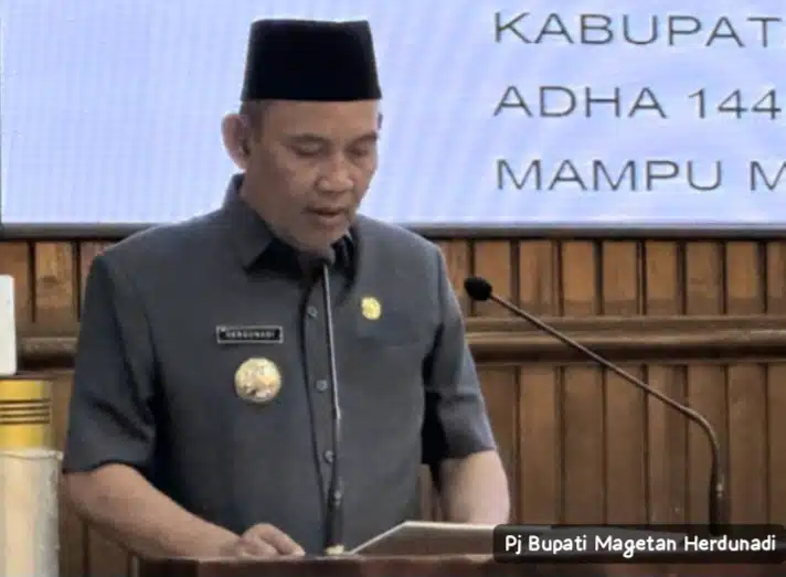 Pj Bupati Magetan Menanggapi Pemandangan Umum DPRD Mengenai Pertanggungjawaban APBD 2023