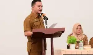 Wakil Bupati dan Kadis PMD Madina Buka Kegiatan Sosialisasi Perbup Madina dan Pembinaan KPM
