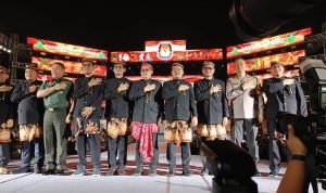 Ragam Budaya Jawa Timur Meriahkan Konser Peluncuran Pilgub dan Wagub Jatim