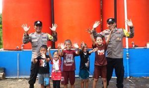 Polres Ponorogo Bangun Empat Sumur Bor, Warga Desa Desa Karangpatihan, Ngendut, dan Ngumpul Tak Khawatir Kekeringan