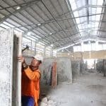 original foto sidak pembangunan pasar karah 17