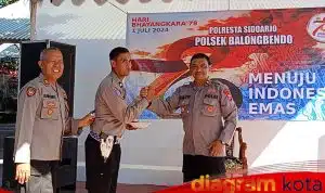 Polsek Balongbendo Gelar HUT Bhayangkara ke-78 Menuju Indonesia Emas