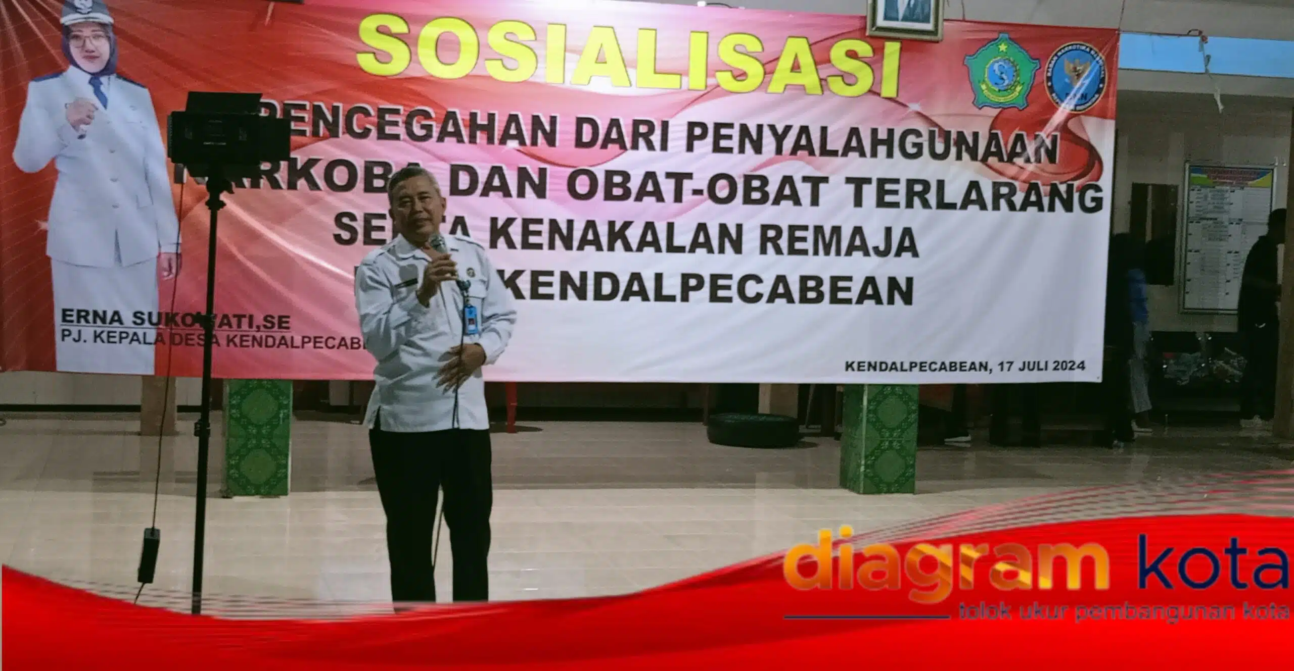 BNN Sidoarjo Apresiasi Sosialisasi Penyalahgunaan Narkoba oleh Mahasiswa UNESA di Desa Kendal Cabean