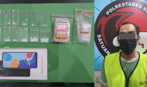 Satresnarkoba Surabaya Tangkap Sopir Pengedar Sabu di Pakis