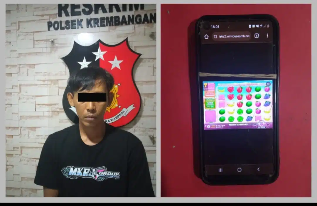 Polsek Krembangan Mengamankan Pelaku Judi Online di Gedung GSN Jamrud Surabaya