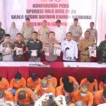 Polrestro Jakpus Lakukan Operasi Skala Besar, Tangkap 26 Tersangka Narkoba dan menyita 2 Kg Sabu di Kalipasir