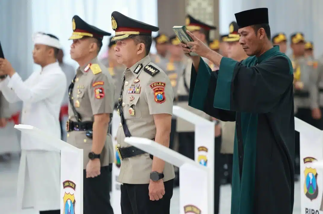 Kapolda Jatim Pimpin Sertijab Pejabat Polda dan Kapolres Jajaran Polda Jawa Timur